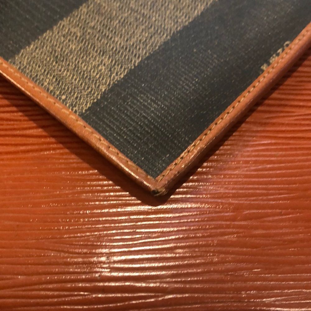 FENDI Pequin Pecan Striped Pattern Bifold Wallet NEW IN BOX - Picture 13 of 17